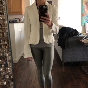 iisli White Sequined Blazer